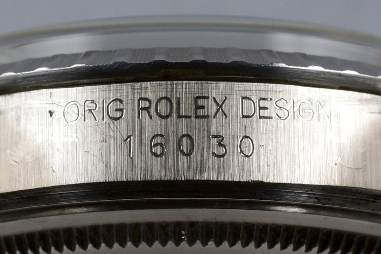 1985 Rolex DateJust 16030 Silver Saudi Arabian Dial