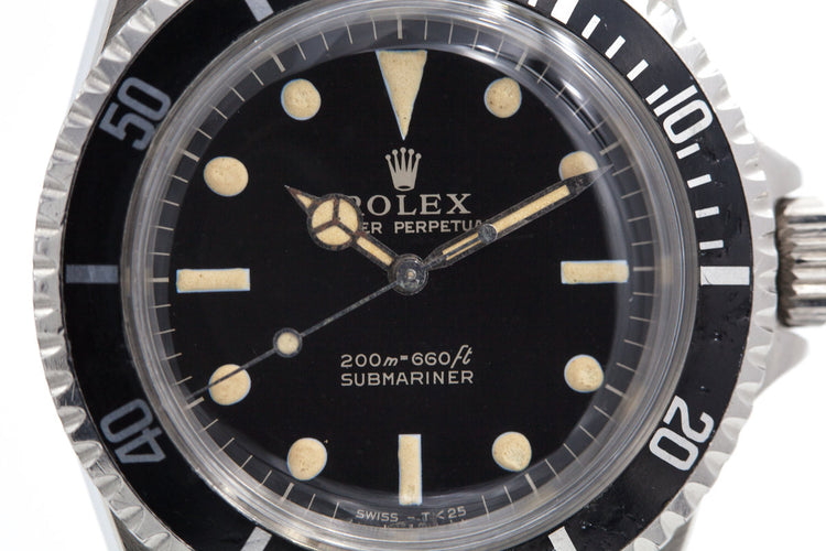 1964 Rolex Submariner 5513 Glossy Gilt Dial