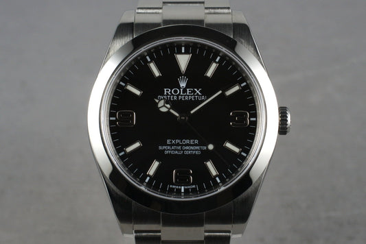 2010 Rolex Explorer 214270 with Box and Papers