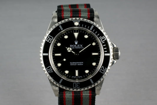 Rolex Submariner 14060 D serial on Nato