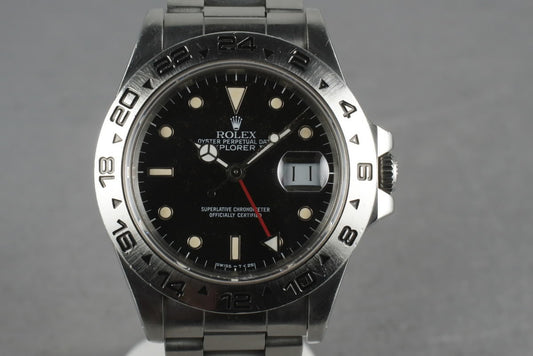 1987 Rolex Explorer II 16550 Black Dial With Papers