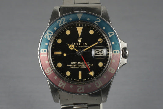 1965 Rolex GMT 1675 Gilt Dial