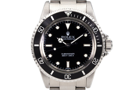 1985 Rolex Submariner 5513 with Black Service Dial