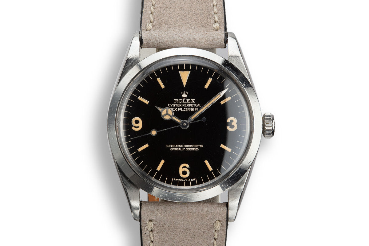 Rolex explorer 1016 deals gilt dial