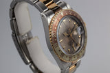 1980 Rolex Two Tone GMT 16753 with Tropical Root Beer Dial