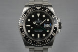 2013 Rolex GMT II 116710 with Box and Papers