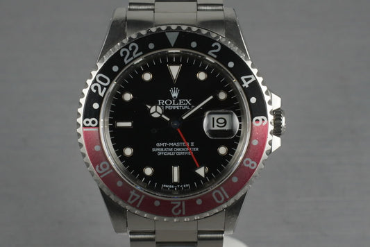 1995 Rolex GMT 16710 S serial with Box and Papers