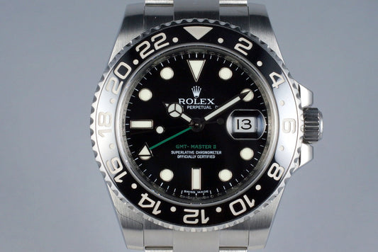 2007 Rolex GMT II 116710 with Box and Papers