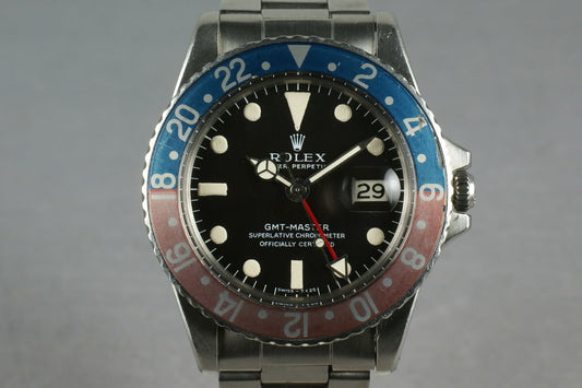 Rolex GMT 1675 with Mark 1 Dial