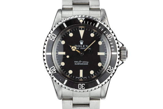 1971 Rolex Submariner 5513 Serif Dial