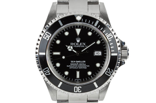 1999 Rolex Sea-Dweller 16600 SWISS Only Dial