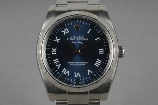 2006 Rolex Air-King 114210 with Box and Papers