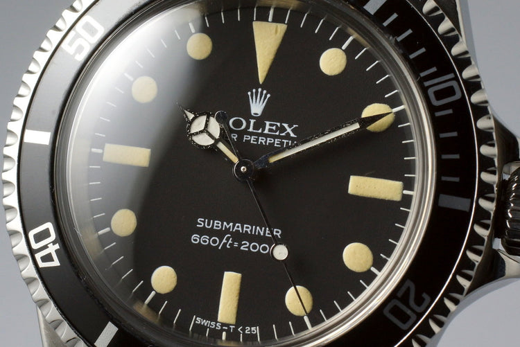 1981 Rolex Submariner 5513 Mark II Maxi Dial