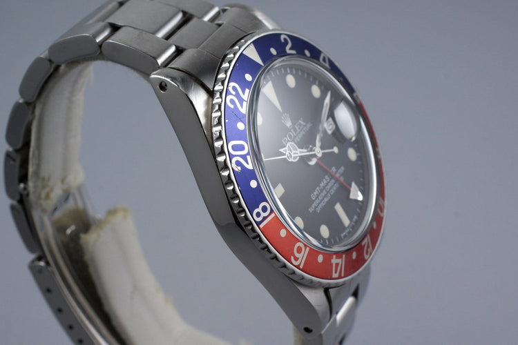 1978 Rolex GMT 1675 Tritium Service Dial