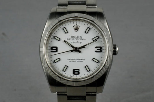 2006 Rolex Air-King 114210 with Box and Papers