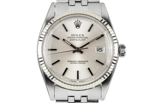 1972 Rolex DatJust 1601 Silver Dial