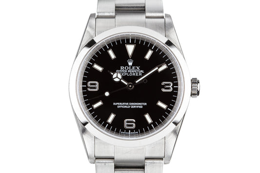 2001 Rolex Explorer 114270 with Service Papers