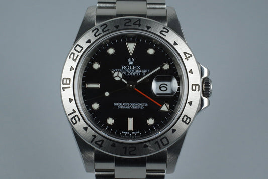 2005 Rolex Explorer II 16570 with Box and Papers