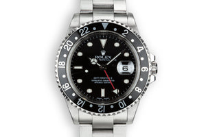 1999 Rolex GMT-Master II 16710 Black Bezel with Box and Papers