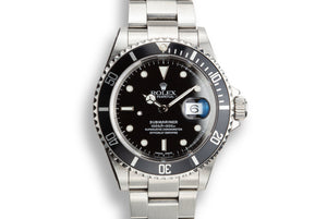 2002 Rolex Submariner 16610 with Service Papers
