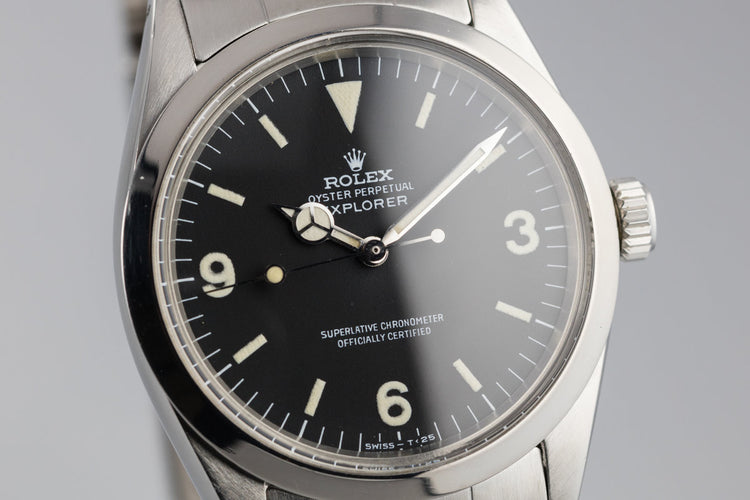 1972 Rolex Explorer 1016 With Service Papers