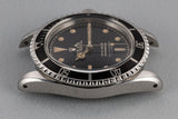 1961 Rolex Submariner 5512 Pointed Crown Guard Case with Gilt 4 Line Chapter Ring Dial