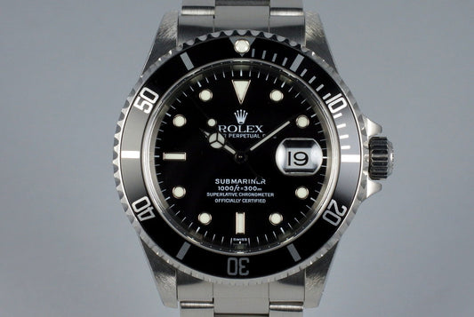 1997 Rolex Submariner 16610