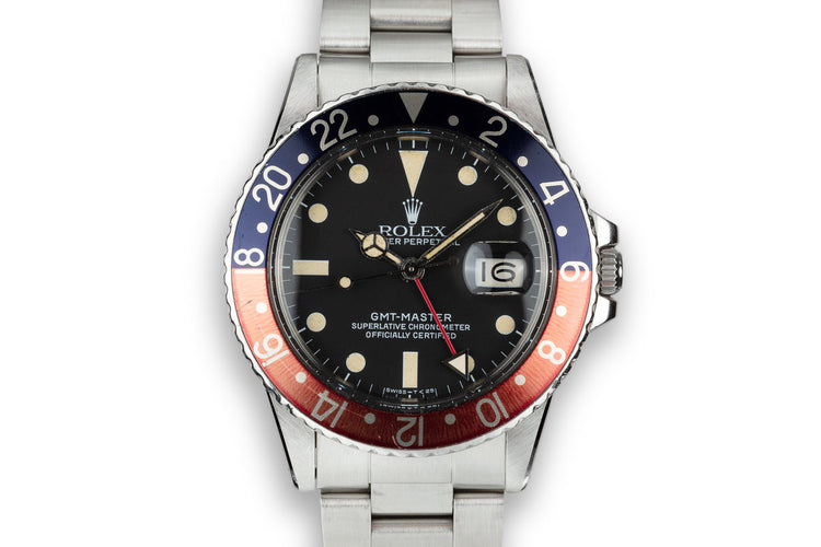 1983 Rolex GMT-Master 16750 "Pepsi" with Papers