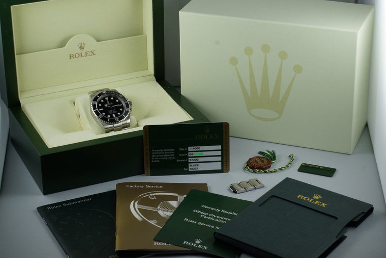 2010 Rolex Submariner 114060 with Box and Papers