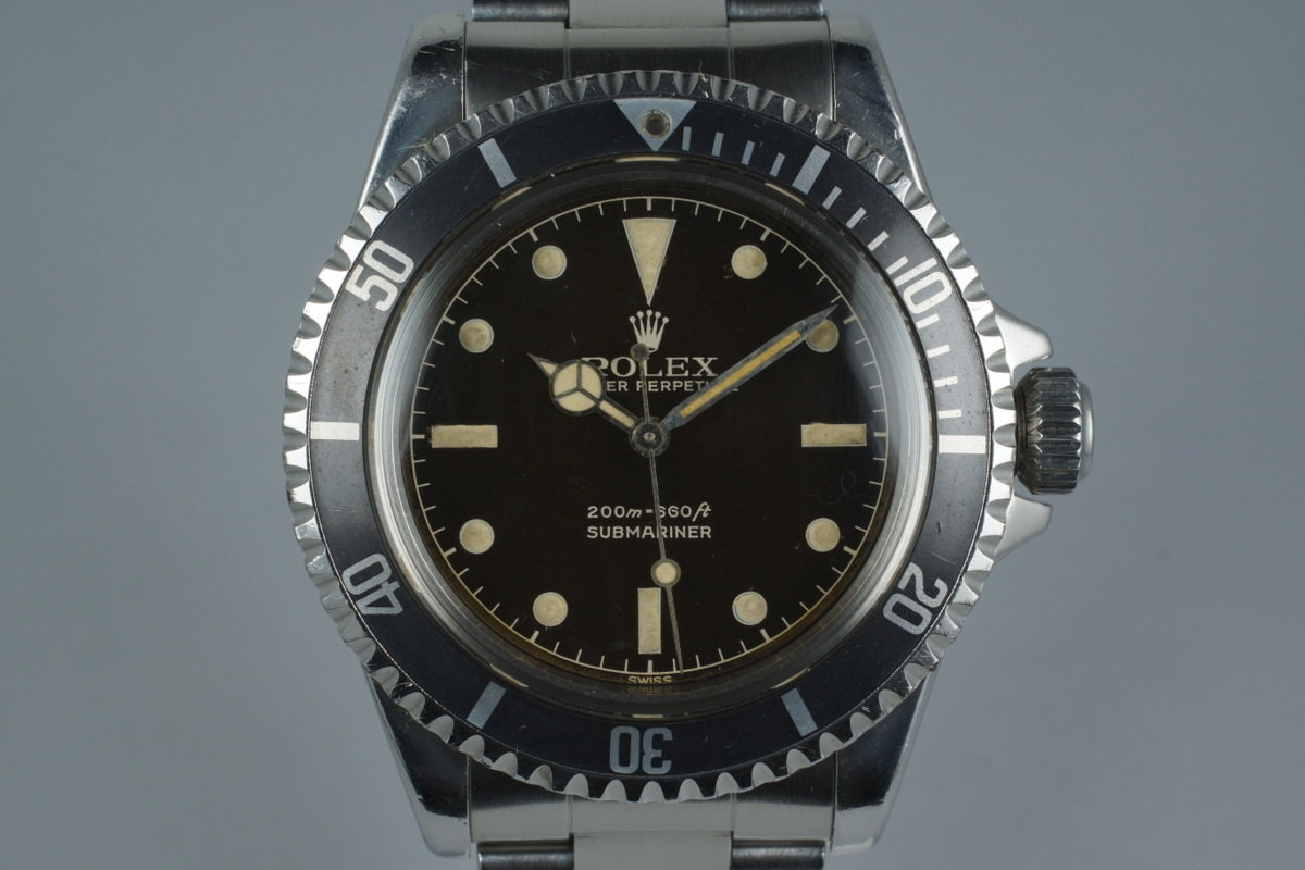 HQ Milton 1962 Rolex Submariner 5512 PCG with Gilt Glossy