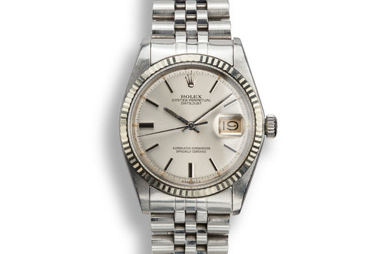 1974 Rolex DateJust 1603 with Silver Sigma Dial