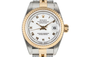 1995 Rolex Two Tone Ladies DateJust 69173 with Box and Papers