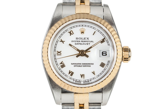 1995 Rolex Two Tone Ladies DateJust 69173 with Box and Papers