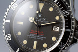 1967 Rolex Double Red Sea Dweller 1665 Thin Case with Mark II BROWN Dial