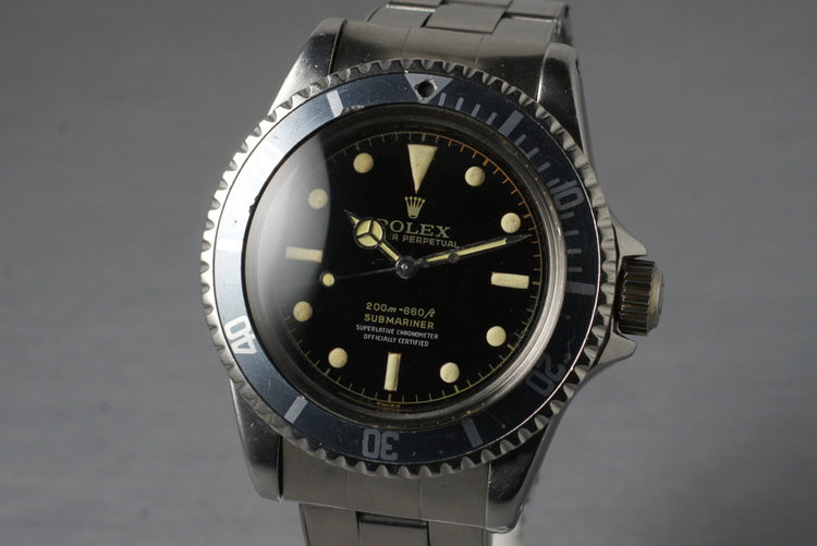 1961 Rolex Submariner 5512 PCG with Glossy Gilt 4 Line Dial
