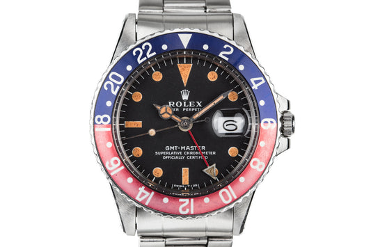 1970 Rolex GMT-Master 1675 "Pepsi" with Box and Papers