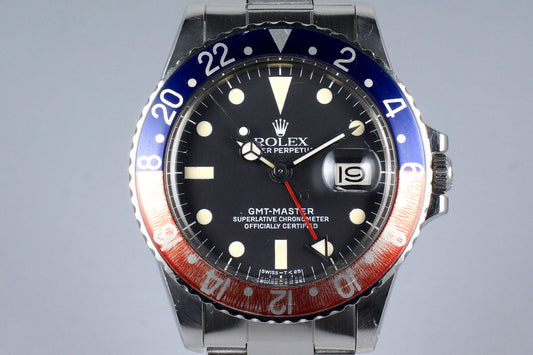 1970 Rolex GMT 1675 with RSC Papers