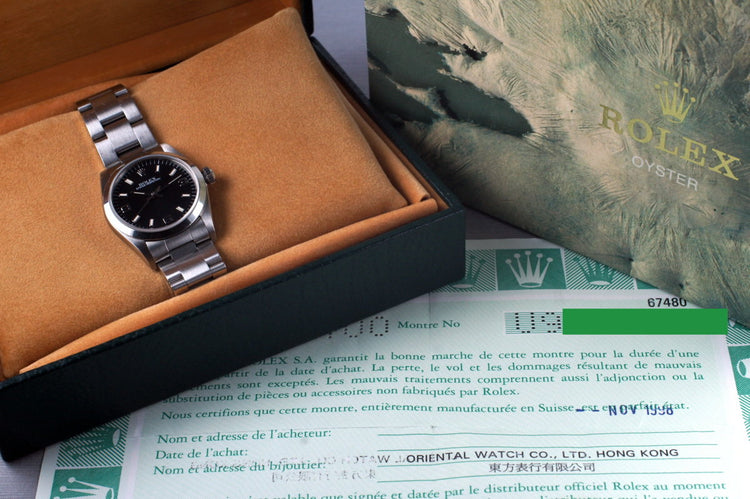 1997 Rolex Oyster Perpetual Mid Size 67480 with Box and Papers