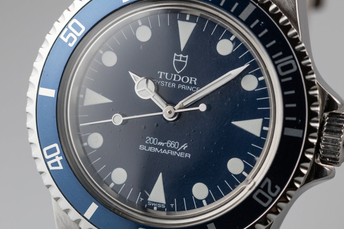 HQ Milton - 1985 Tudor Submariner 94010 Blue Dial, Inventory #A680