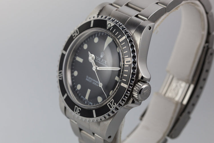 1983 Rolex Submariner 5513 Mark V Maxi with Box and Papers