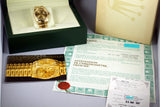 1995 Rolex YG Day-Date 18238 Champagne Dial with Box and Papers