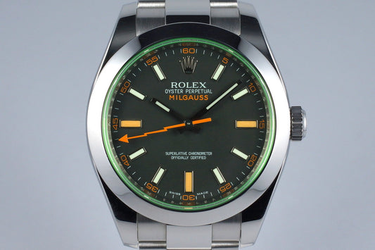 2009 Rolex Milgauss Green 116400V