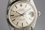 1968 Rolex DateJust 1601 No Lume Silver Dial