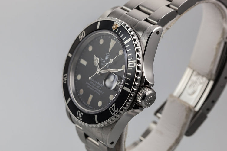 1982 Rolex Submariner 16800 with Matte Dial