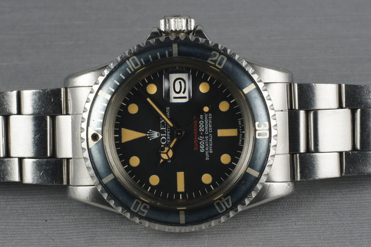 1972 Rolex RED Submariner 1680 Mark 6 Dial with Box and Papers