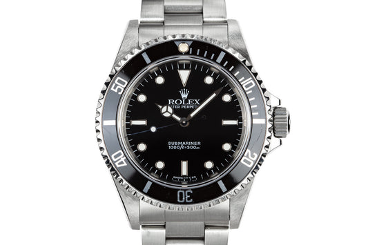 1995 Rolex Submariner 14060 Service Case with Service Papers