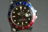 Rolex GMT 1675  with Box and Papers Mark 1 Brown Chocolate Dial