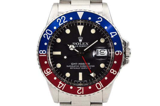 1972 Rolex GMT 1675 with Rolex Service Papers