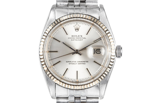 1978 Rolex DateJust 1601 with Silver Sigma Dial