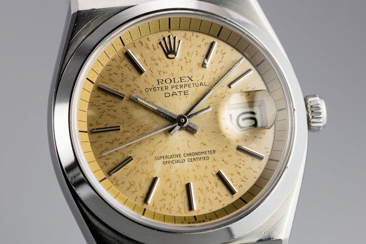 1974 Rolex OysterDate 1530 with Electric Cactus Dial